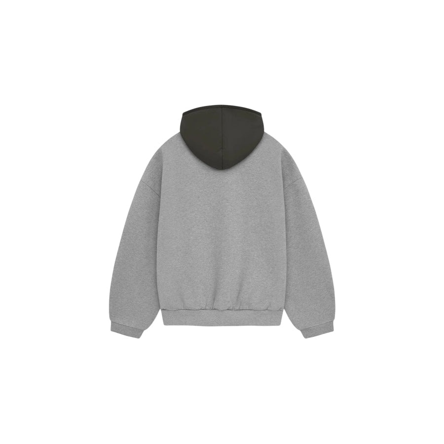 Fear of God Essentials SS24 Nylon Fleece Hoodie 'Dark Heather' 202SP244313F - 2