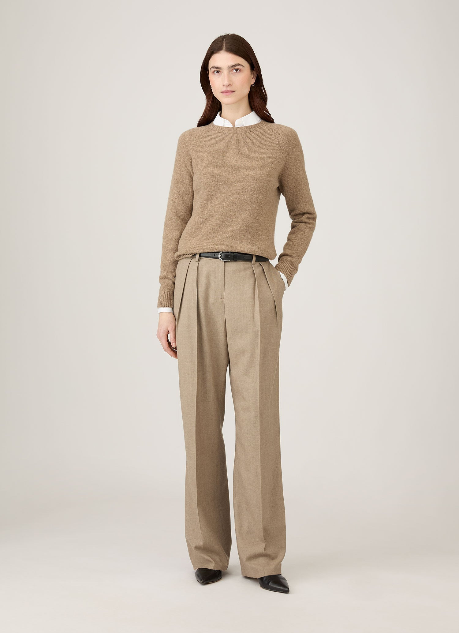 Lambswool Crew Neck Jumper - 2