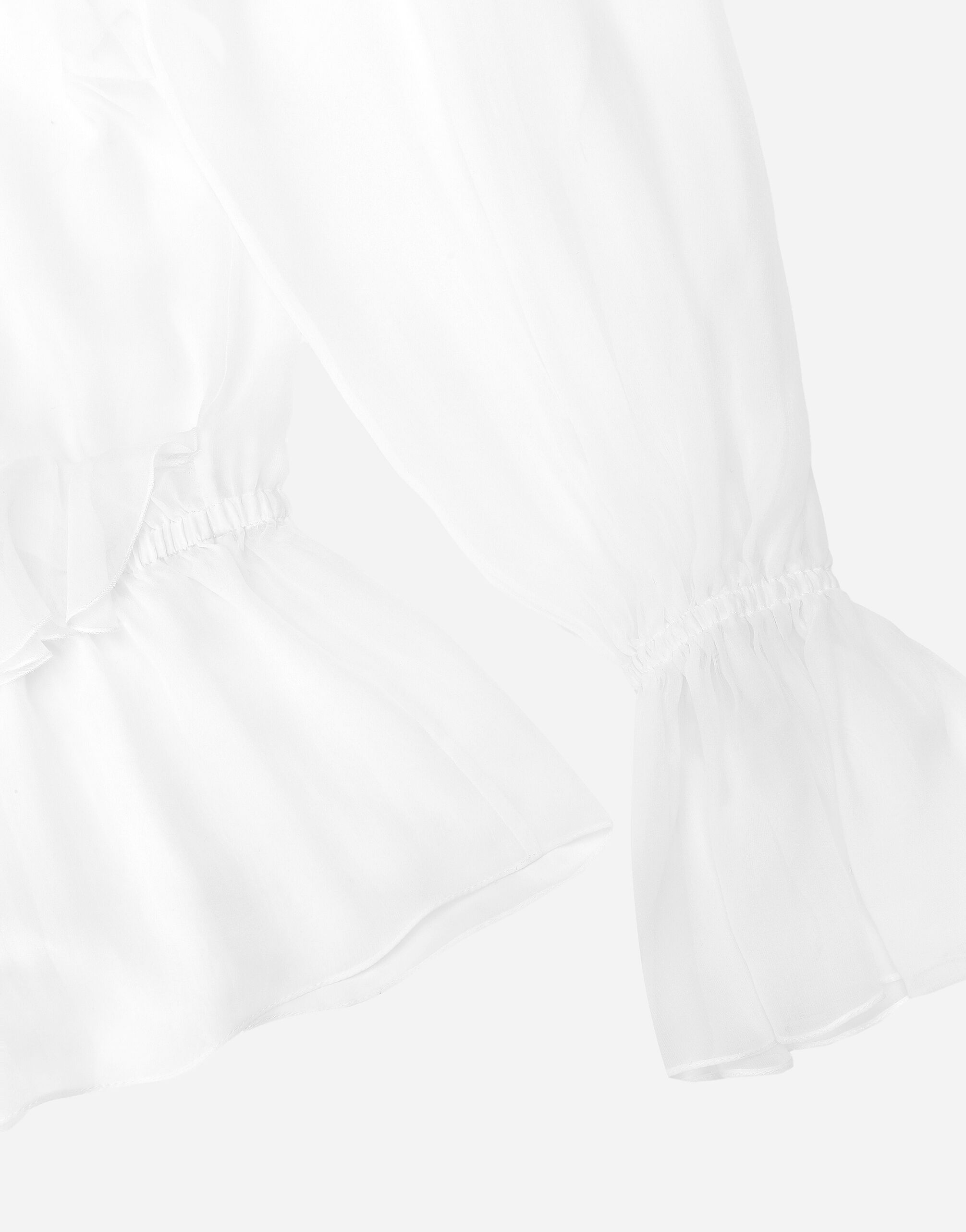 Chiffon blouse with ruffles - 12