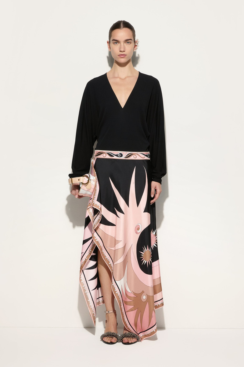 PUCCI LONG DRESS WITH STELLA PRINT CAPE outlook