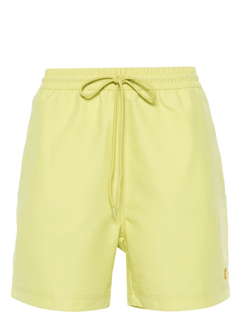 logo-embroidered swim shorts - 1