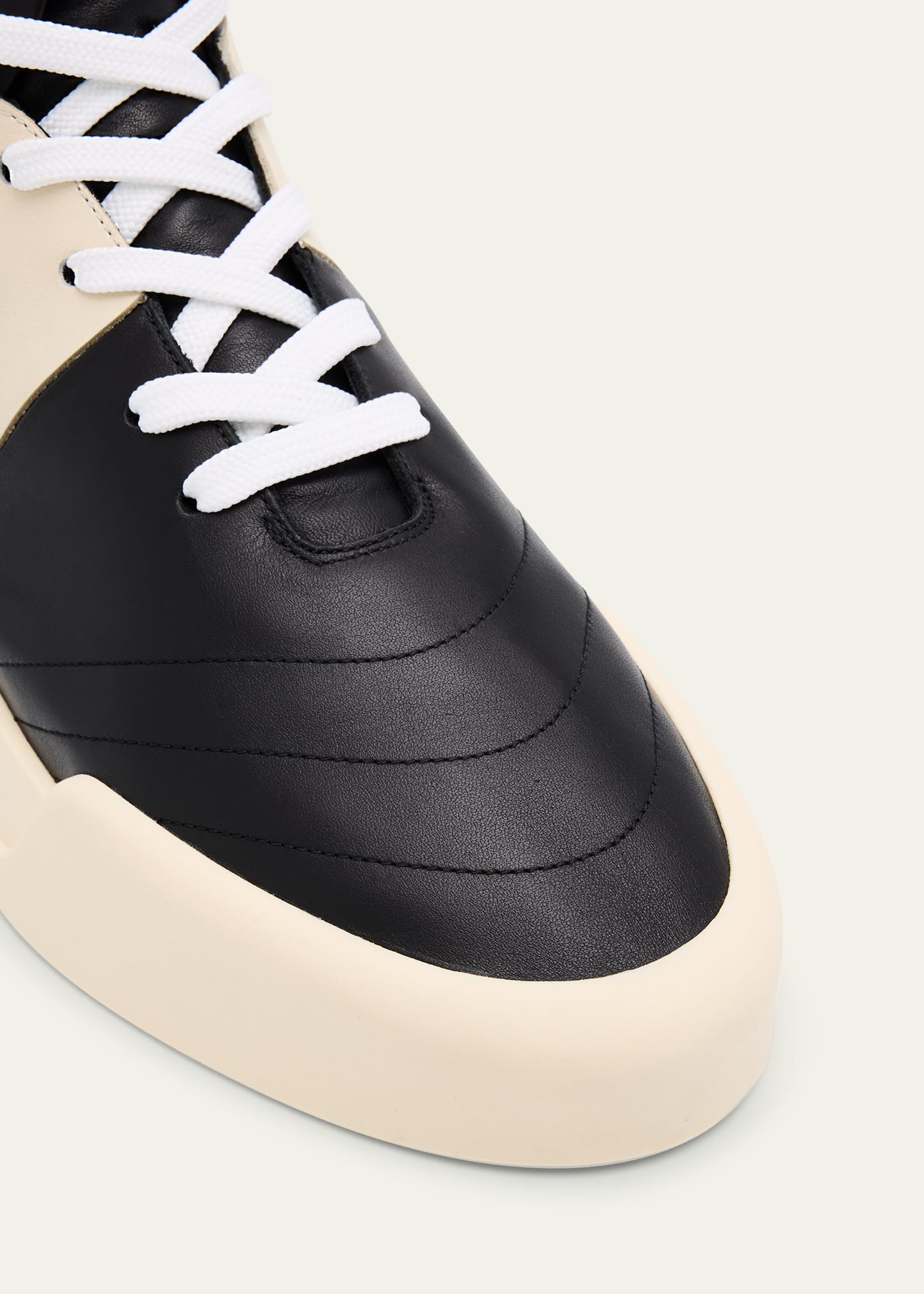Men's Basketball Leather High-Top Sneakers - 6