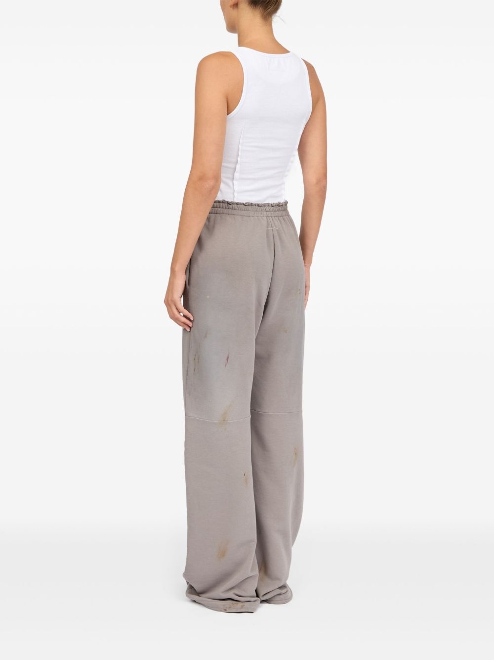 paint-splatter track pants - 5