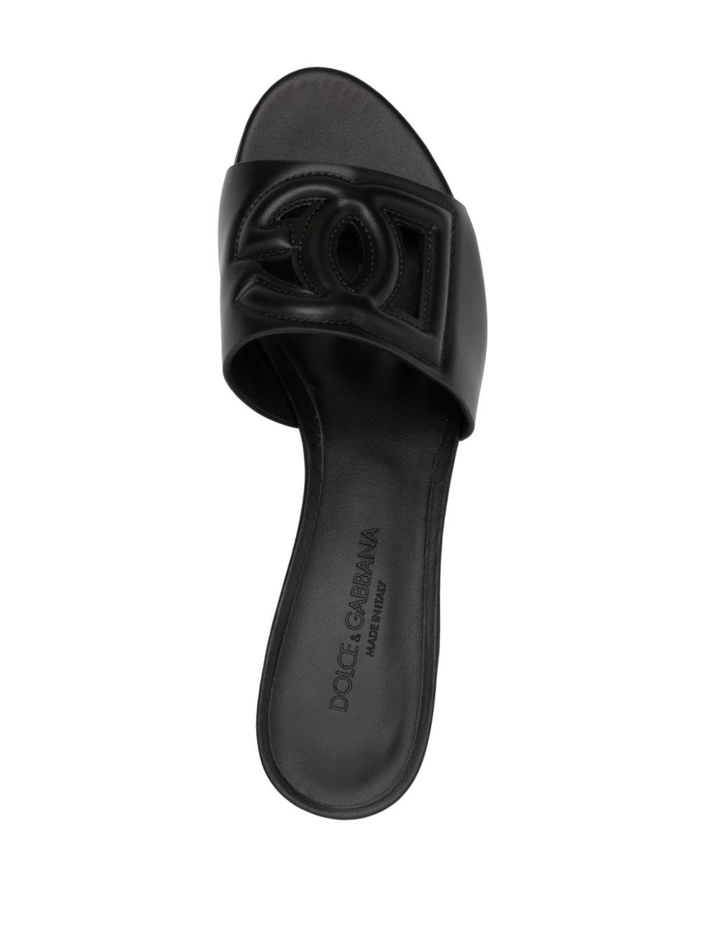 DG Logo leather sandals - 2