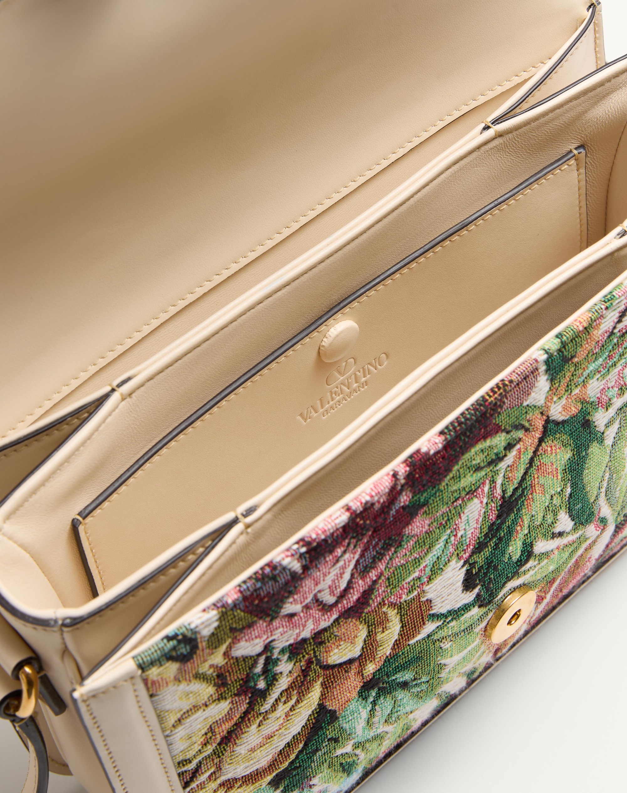 VALENTINO GARAVANI 9TO5 SHOULDER BAG IN VOYAGE IMAGINAIRE JACQUARD FABRIC - 5