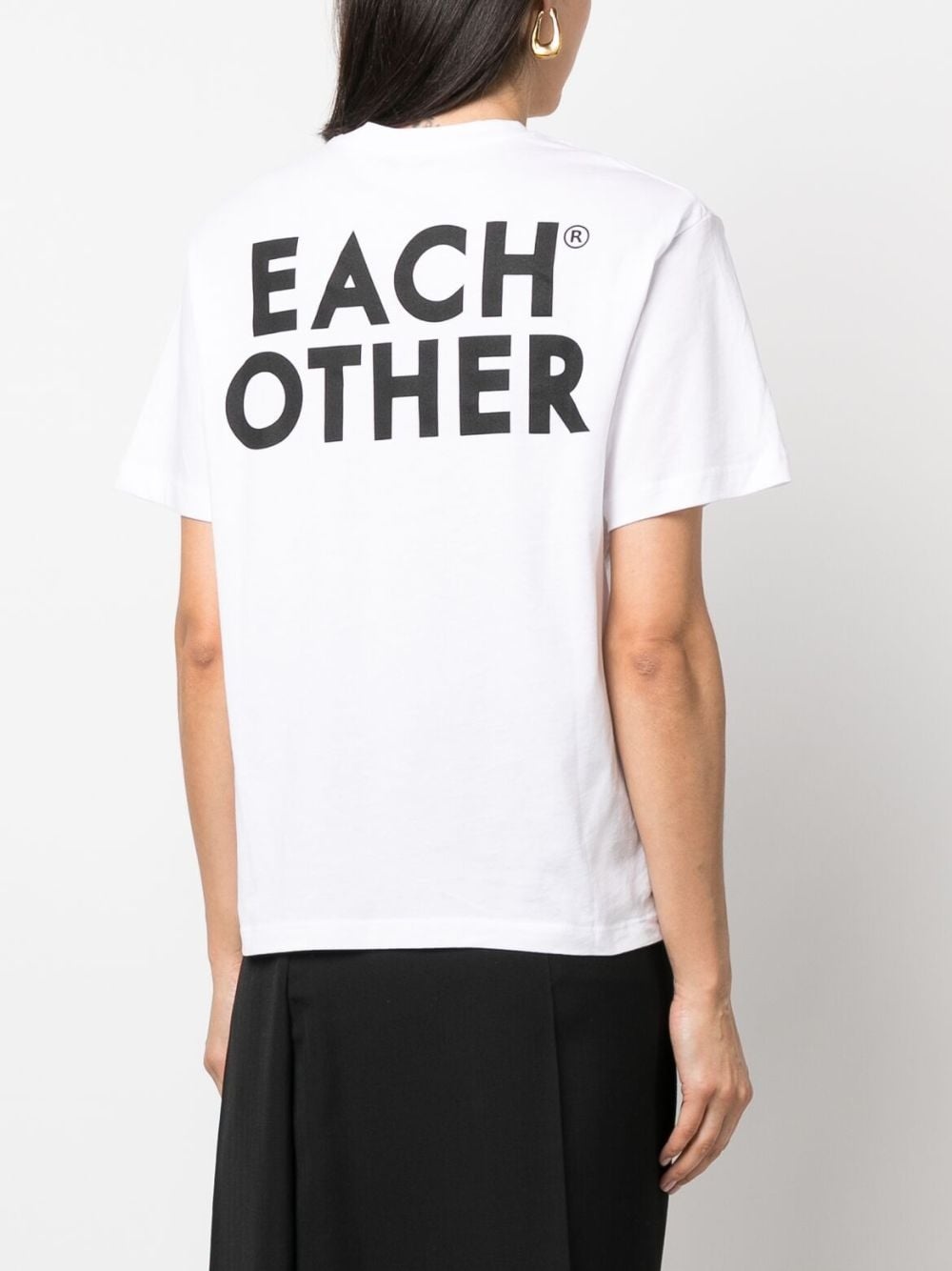 logo-print cotton T-shirt - 4