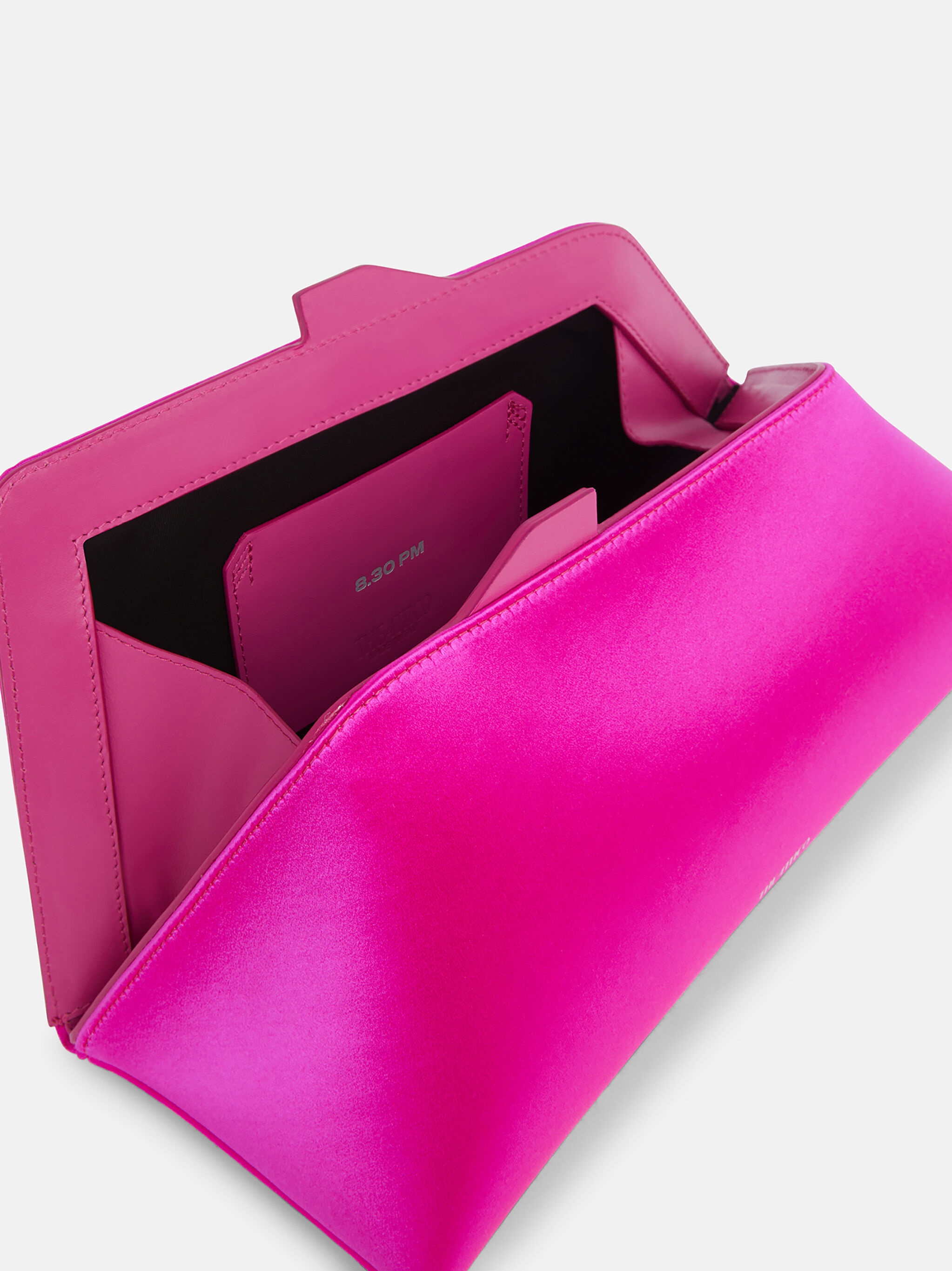 ''8.30PM'' FUCHSIA OVERSIZED CLUTCH - 4