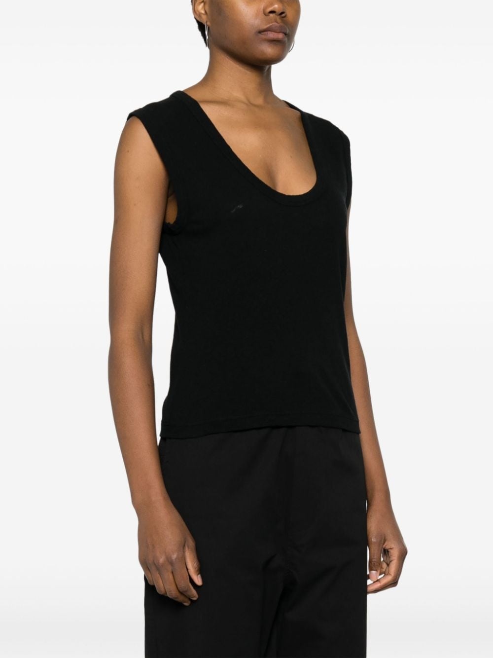 scoop neck tank top - 3