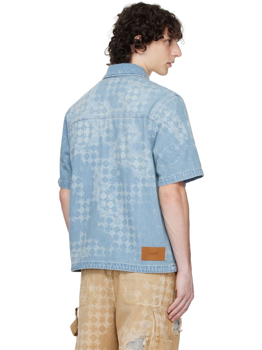 Blue MA Quad Denim Shirt - 3