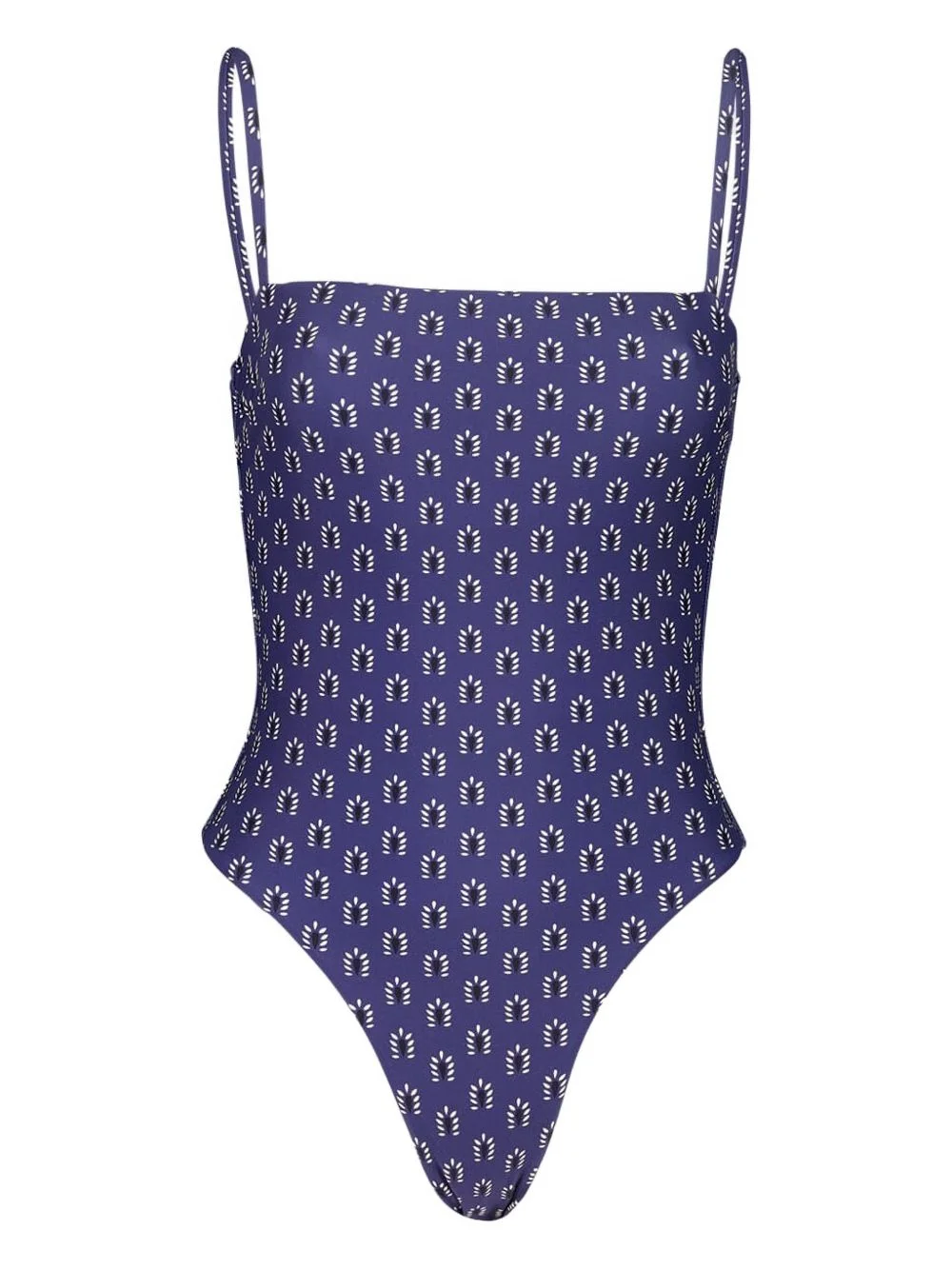 Malliot square-neck swimsuit - 1