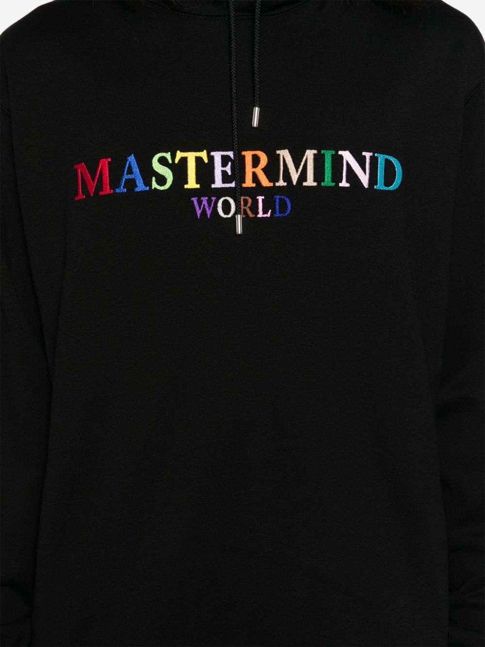 logo-embroidered hoodie - 5