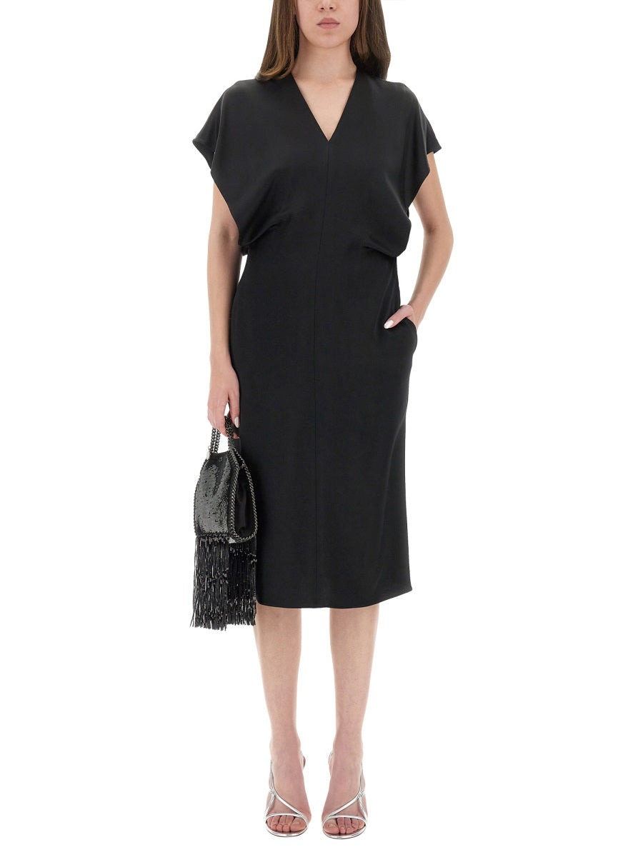 Stella Mccartney Women Midi Dress With Wing Sleeves - 2