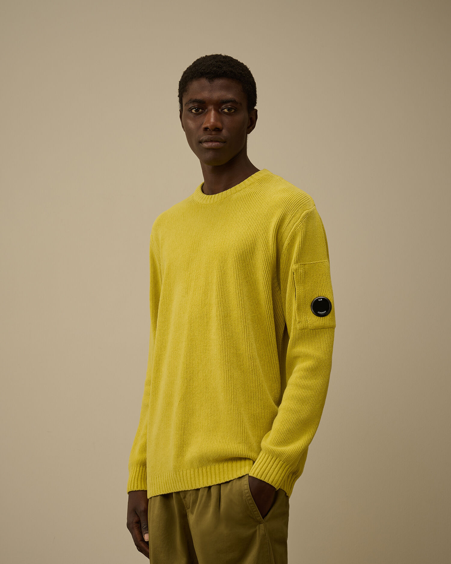 Cotton Chenille Crewneck Sweater - 3