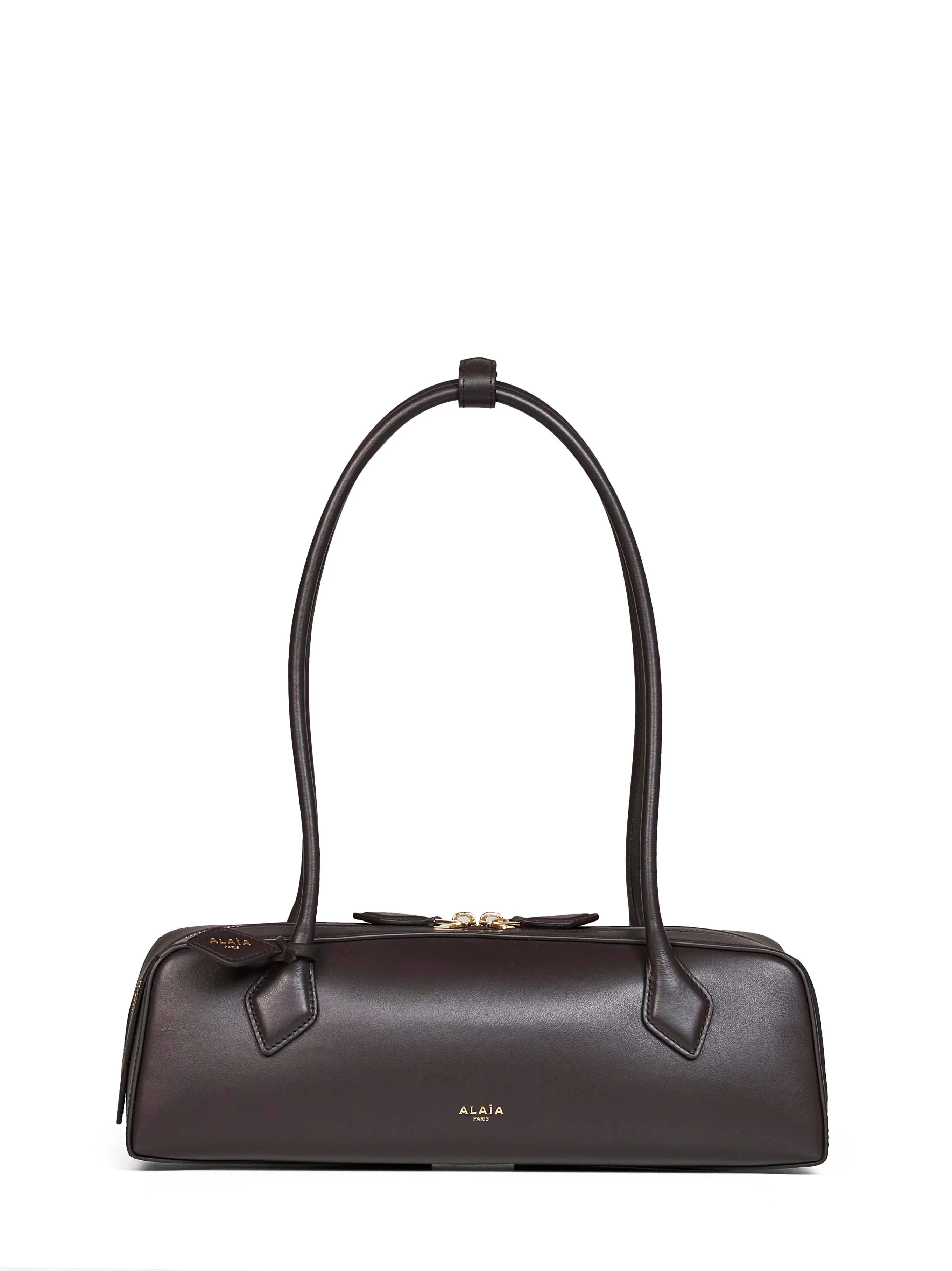 Dark brown Le Teckel medium shoulder bag - 1