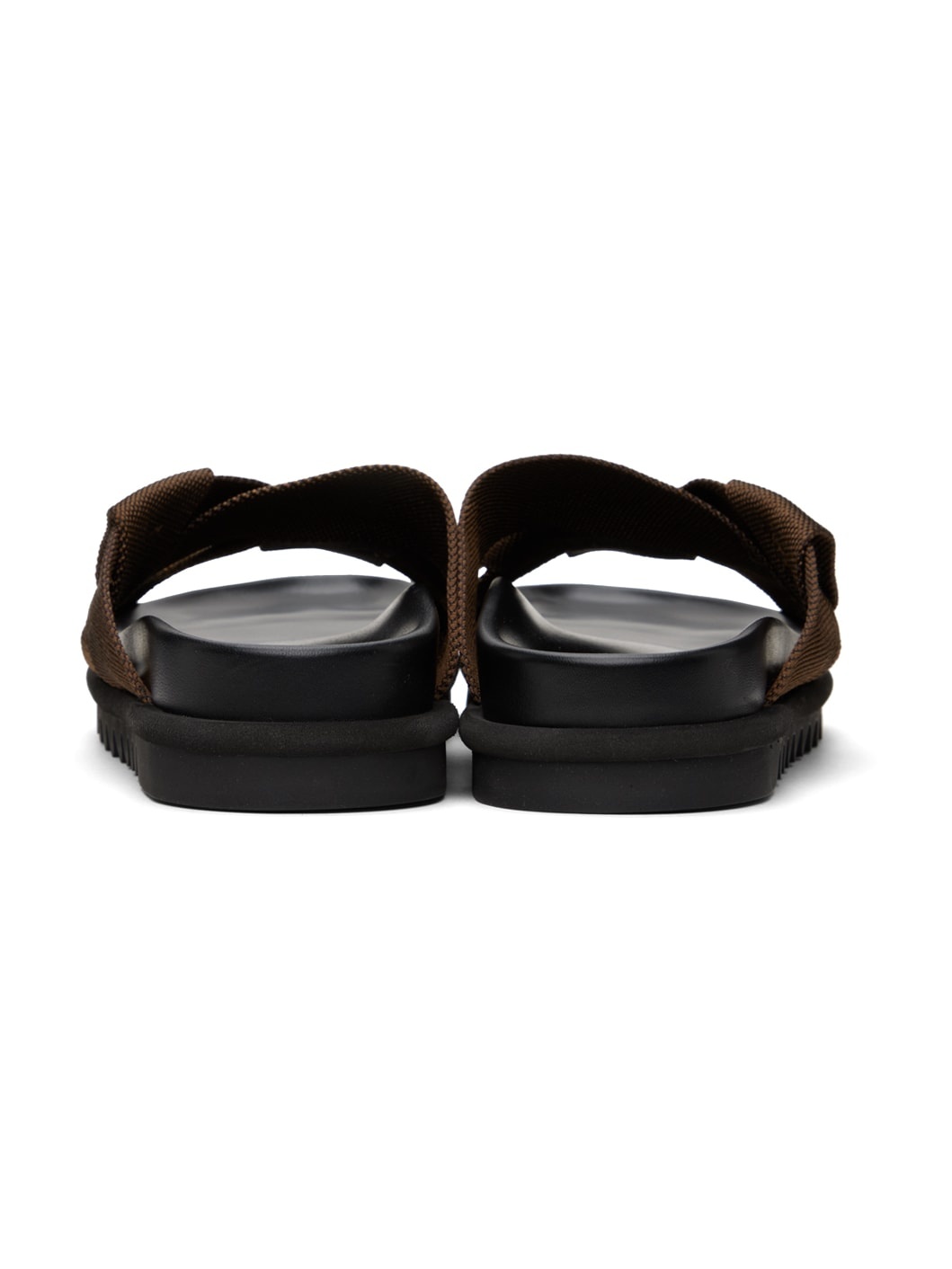 Brown Criss-Crossing Sandals - 2