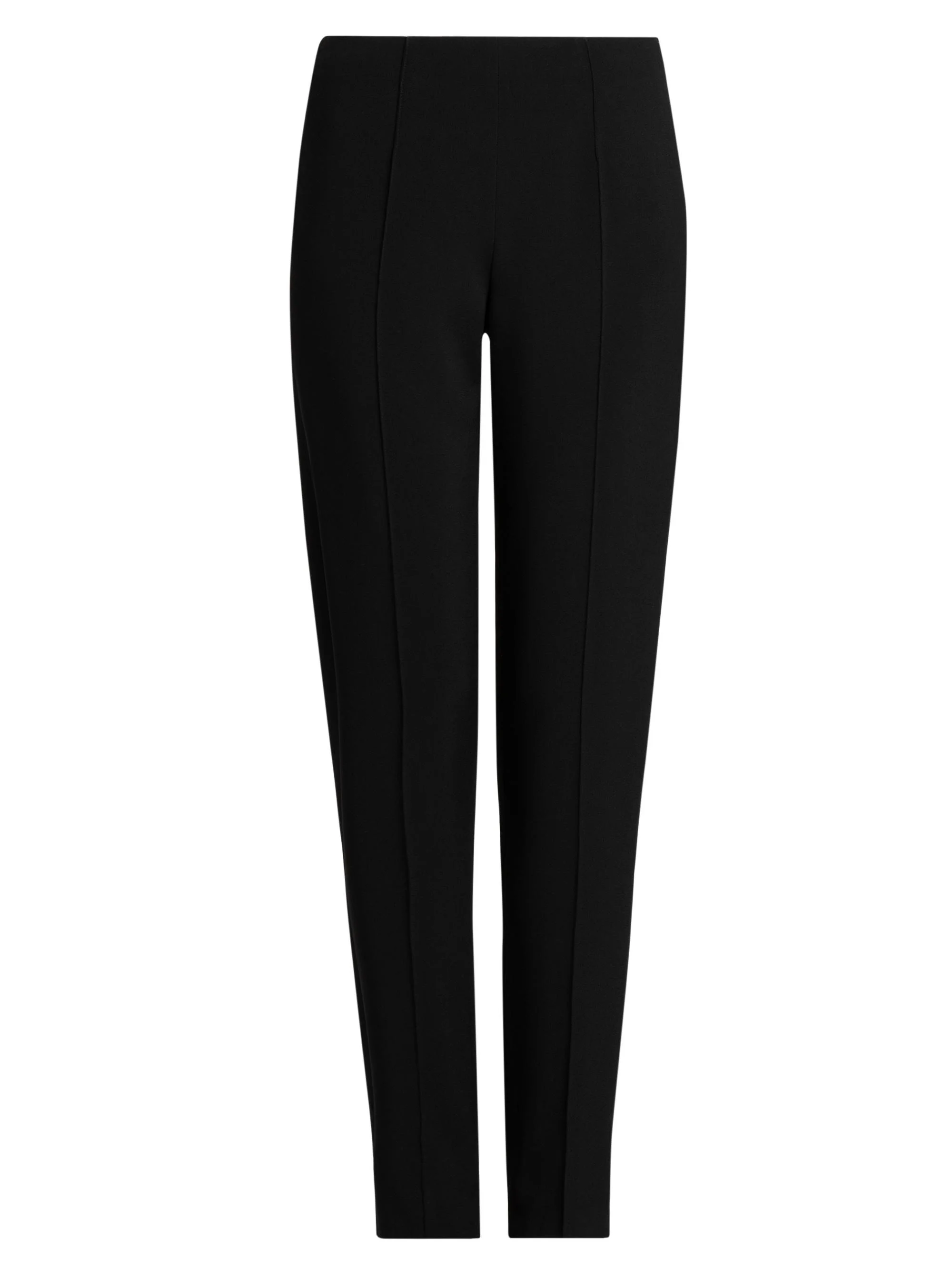 Women's Mid-Rise Slim Seam Pants - Black - 1