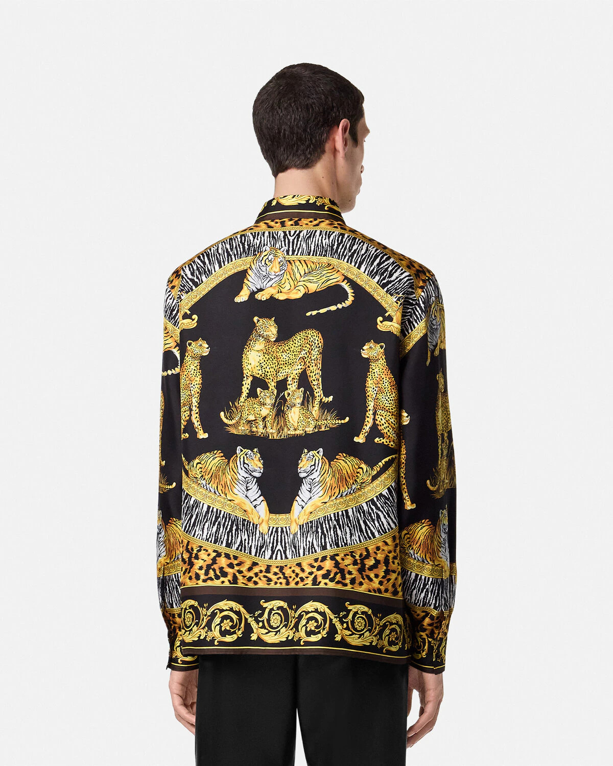 Wild Cats Silk Shirt - 5