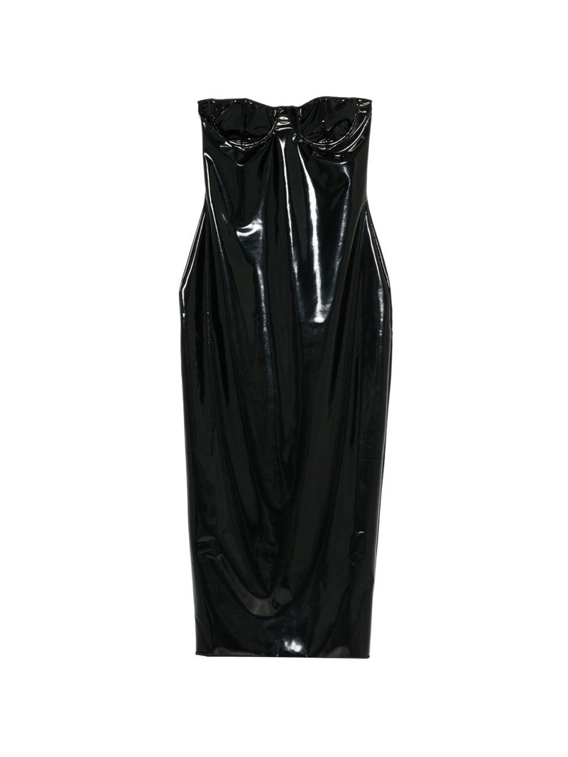 strapless midi dress 1