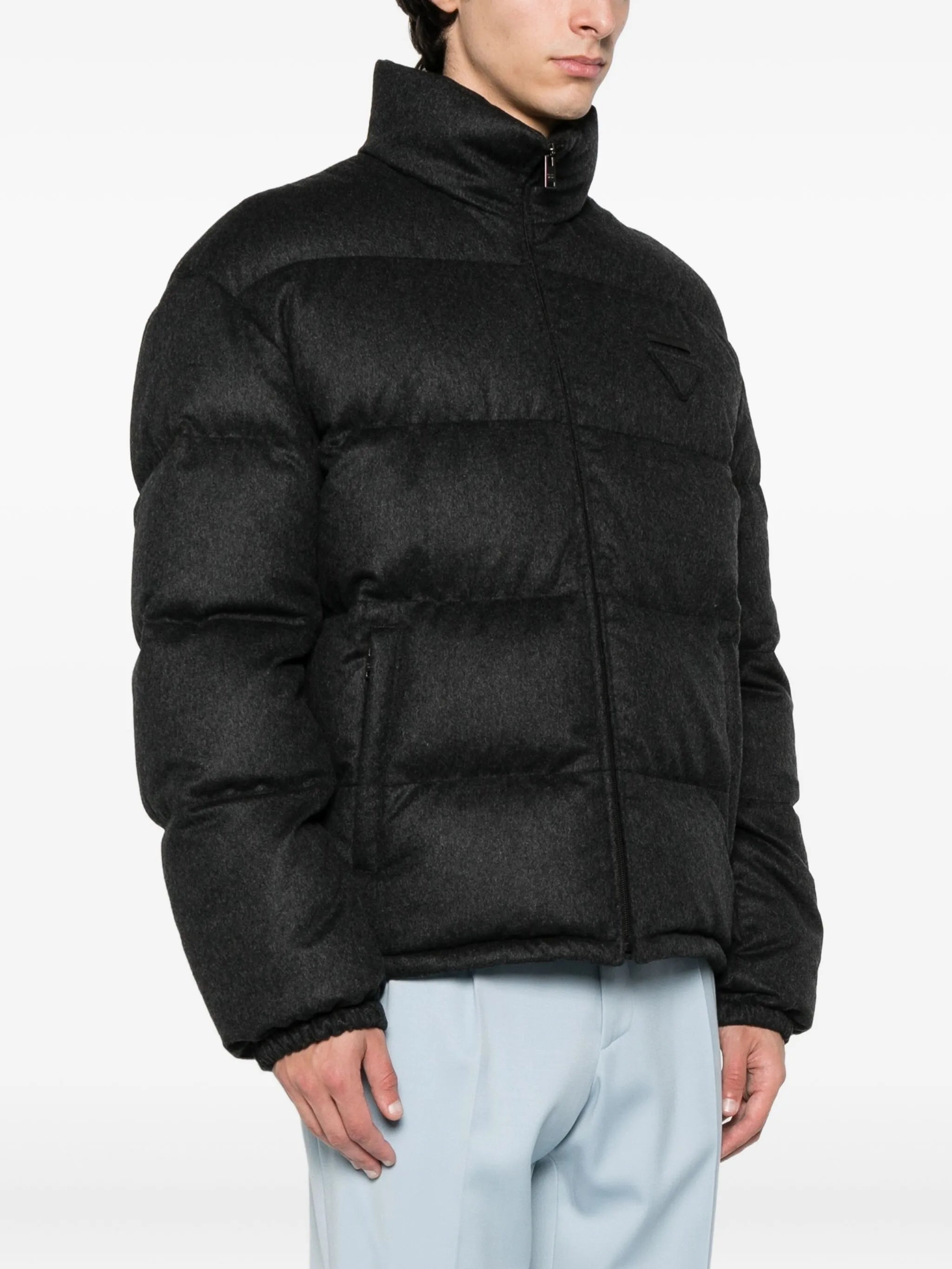 Prada Quilted Zip-up Padded Jacket - 2