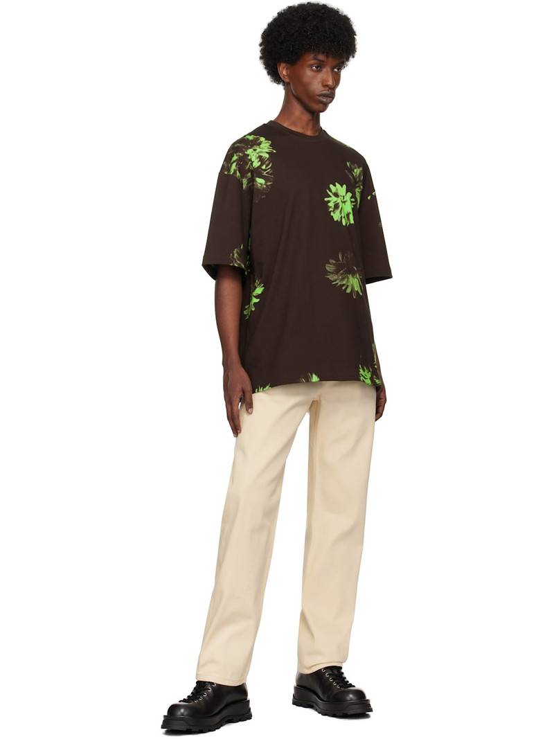 Jil Sander Beige Sea Island Denim Jeans outlook