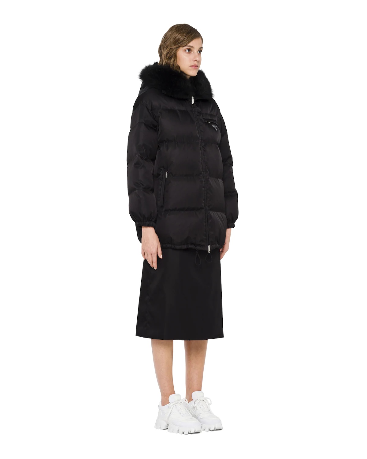 Re-Nylon gabardine puffer jacket - 3