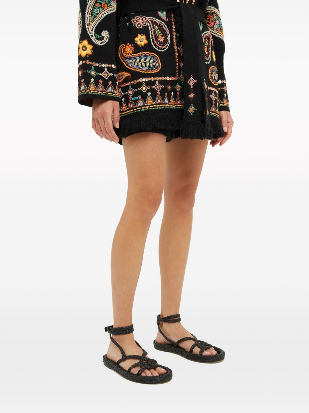 A Love Letter To India woven leather sandals - 6