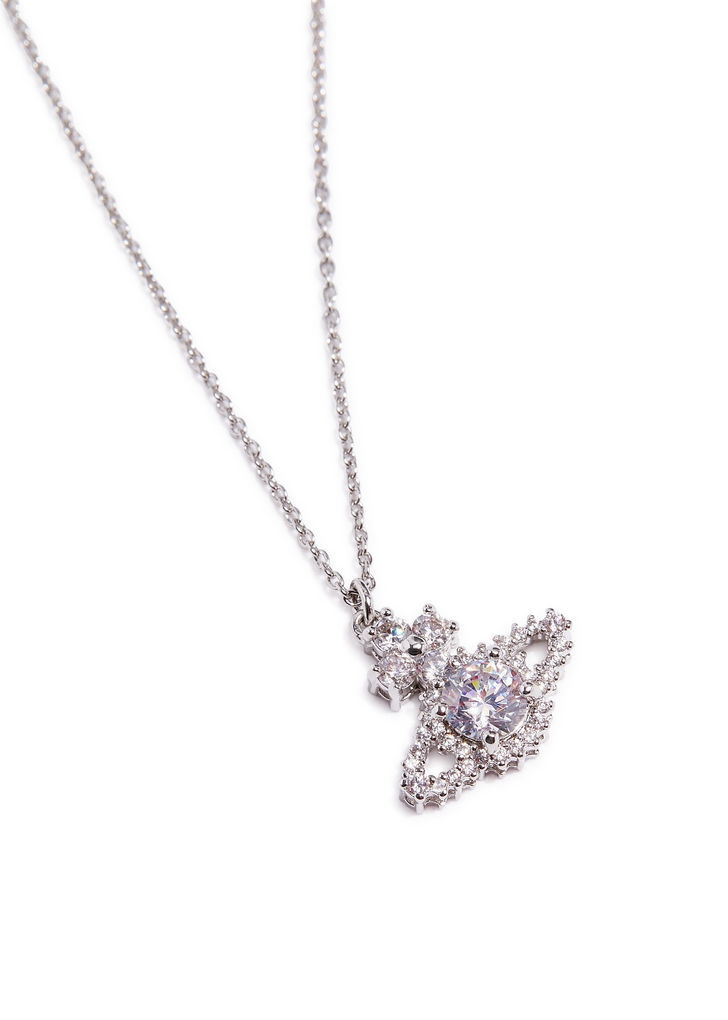 Valentina platinum-plated necklace - 3