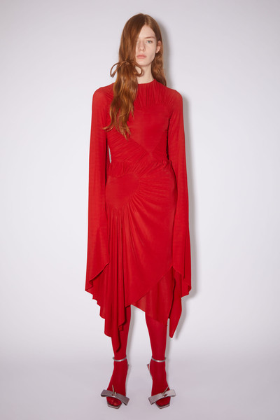 Acne Studios Heart draped skirt - Cardinal red outlook