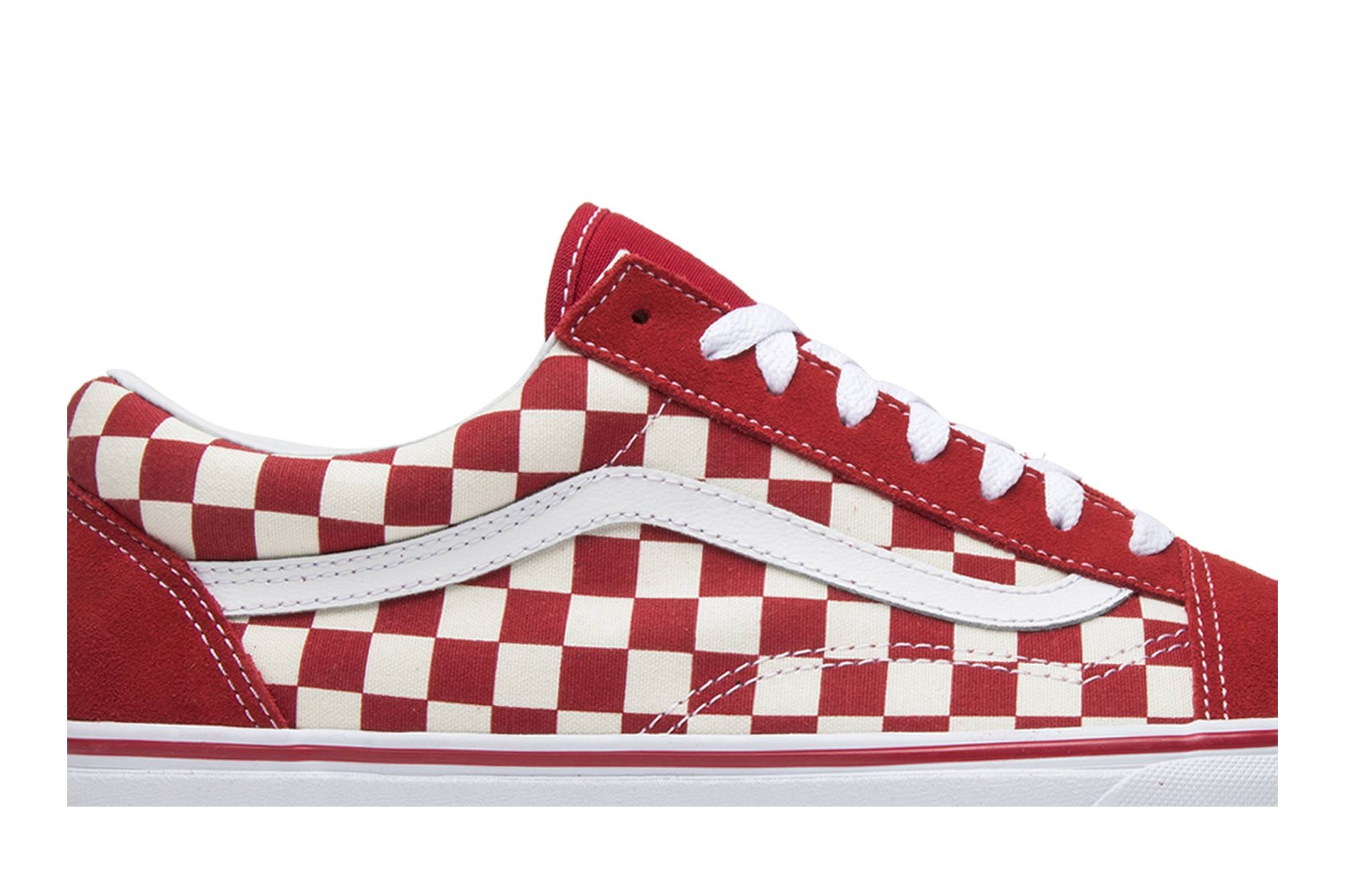 Old Skool 'Red Checkerboard' - 2