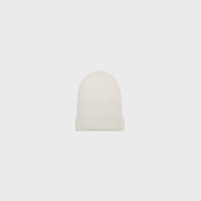 CELINE CELINE EMBROIDERED KNIT WOOL BEANIE outlook