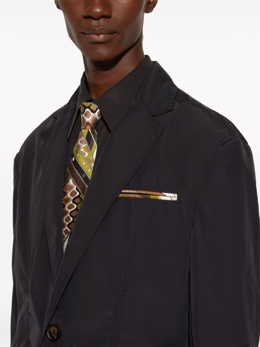 single-breasted tailored blazer - 5