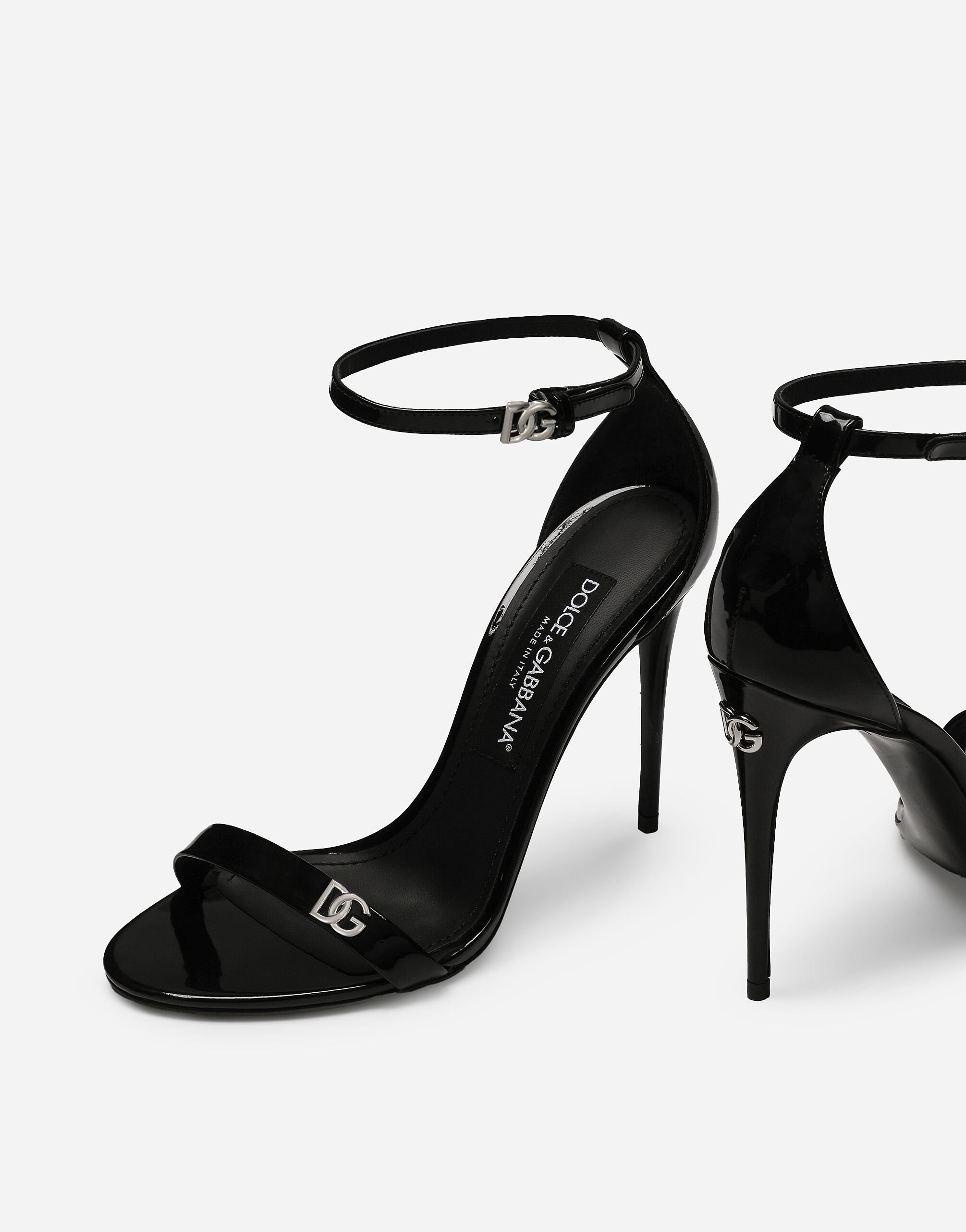 Patent leather sandals - 5