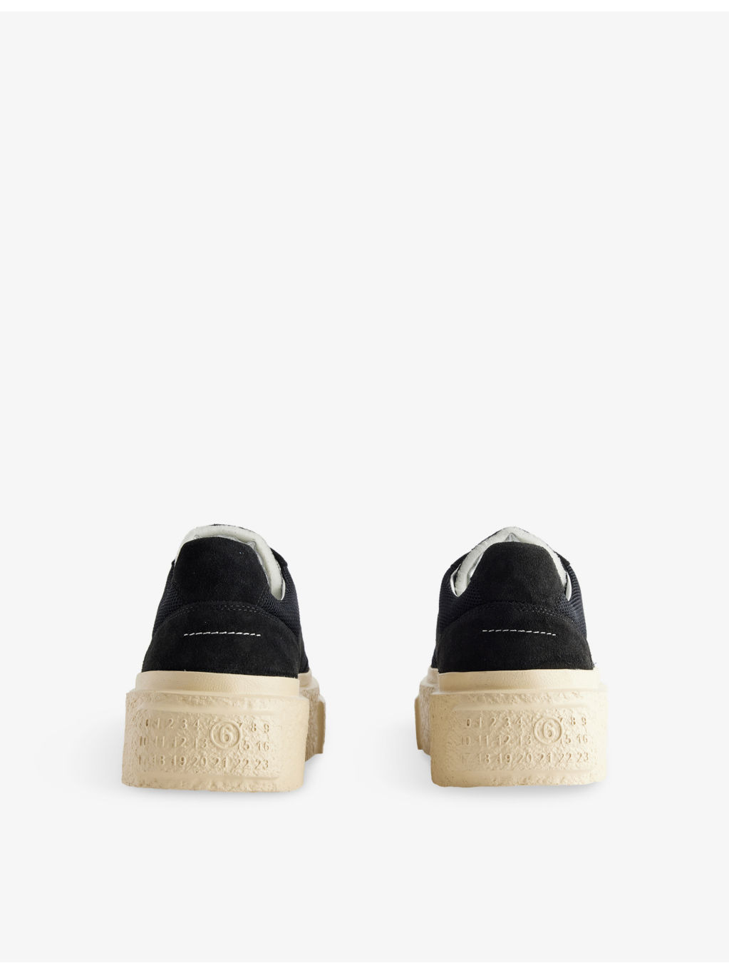 Gambetta Suede and Woven Flatform Low-Top Trainers - 4