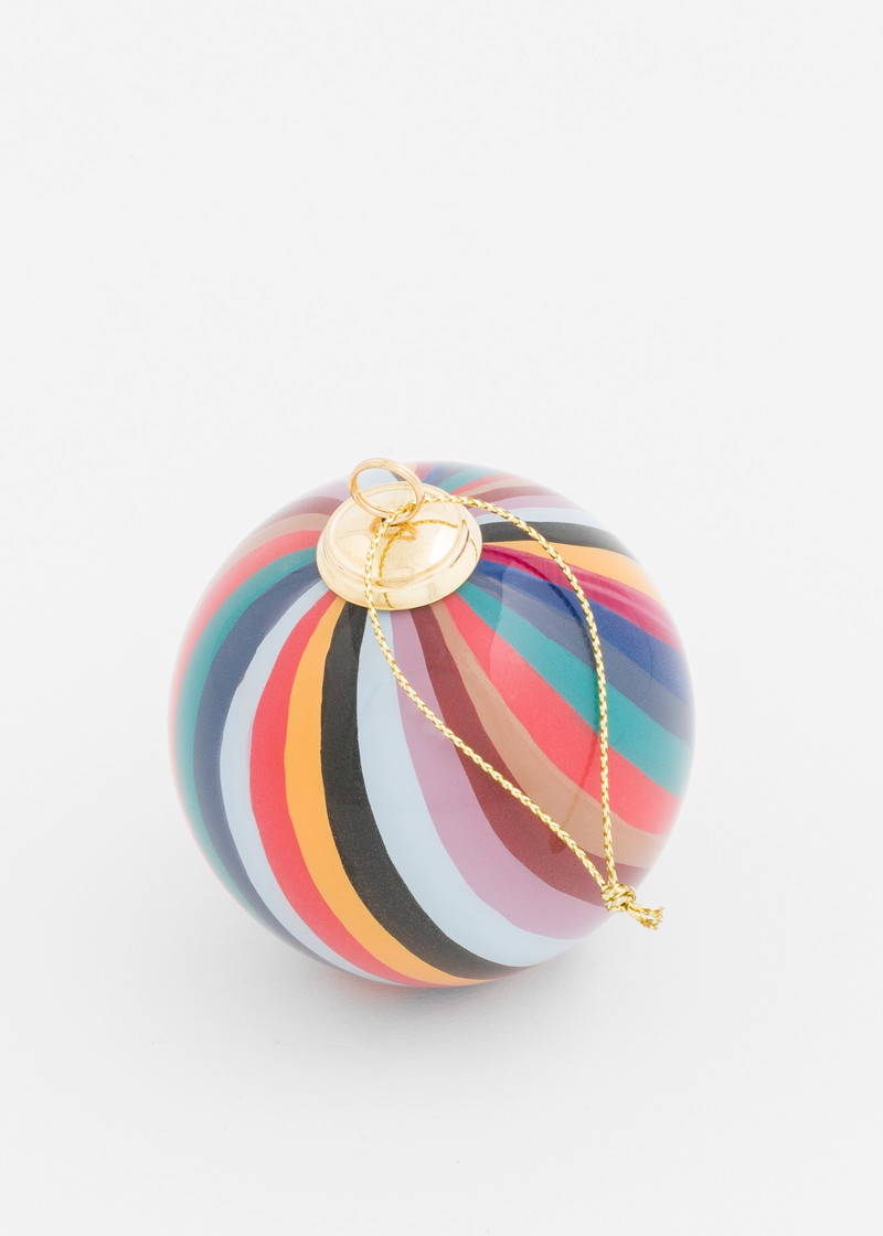 Paul Smith Hand-Painted Swirl Glass Bauble outlook