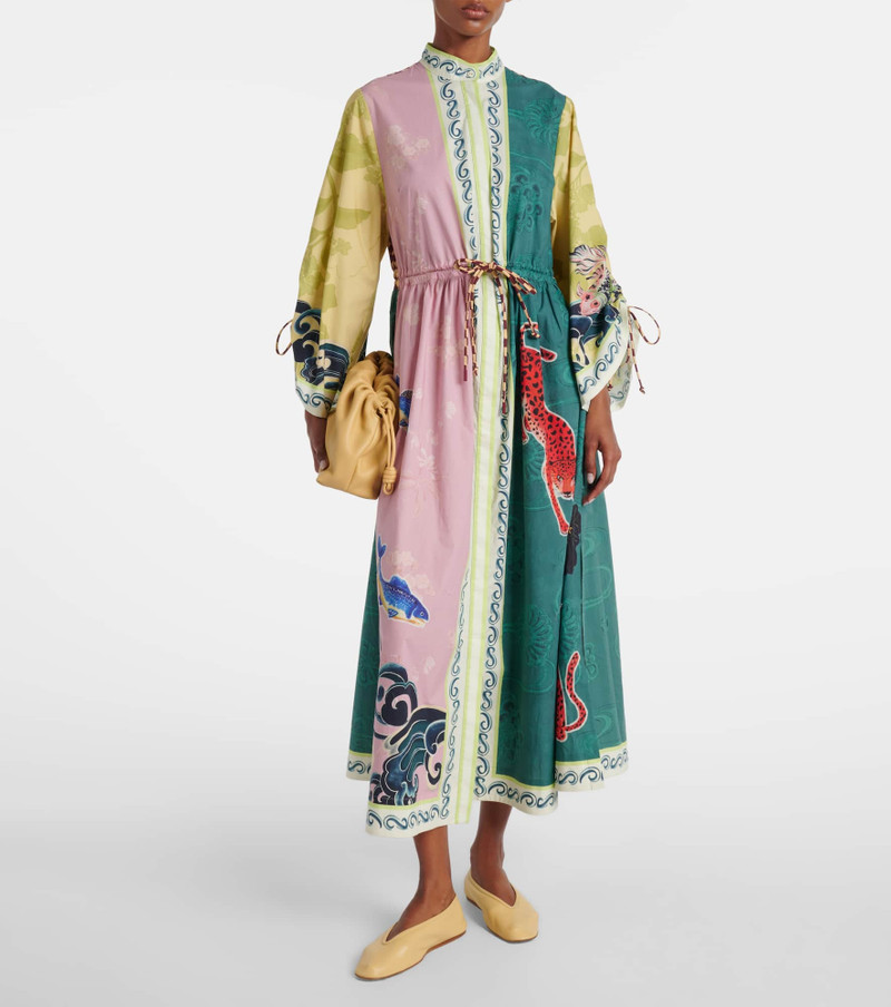 ALÉMAIS Rochester printed cotton shirt dress outlook