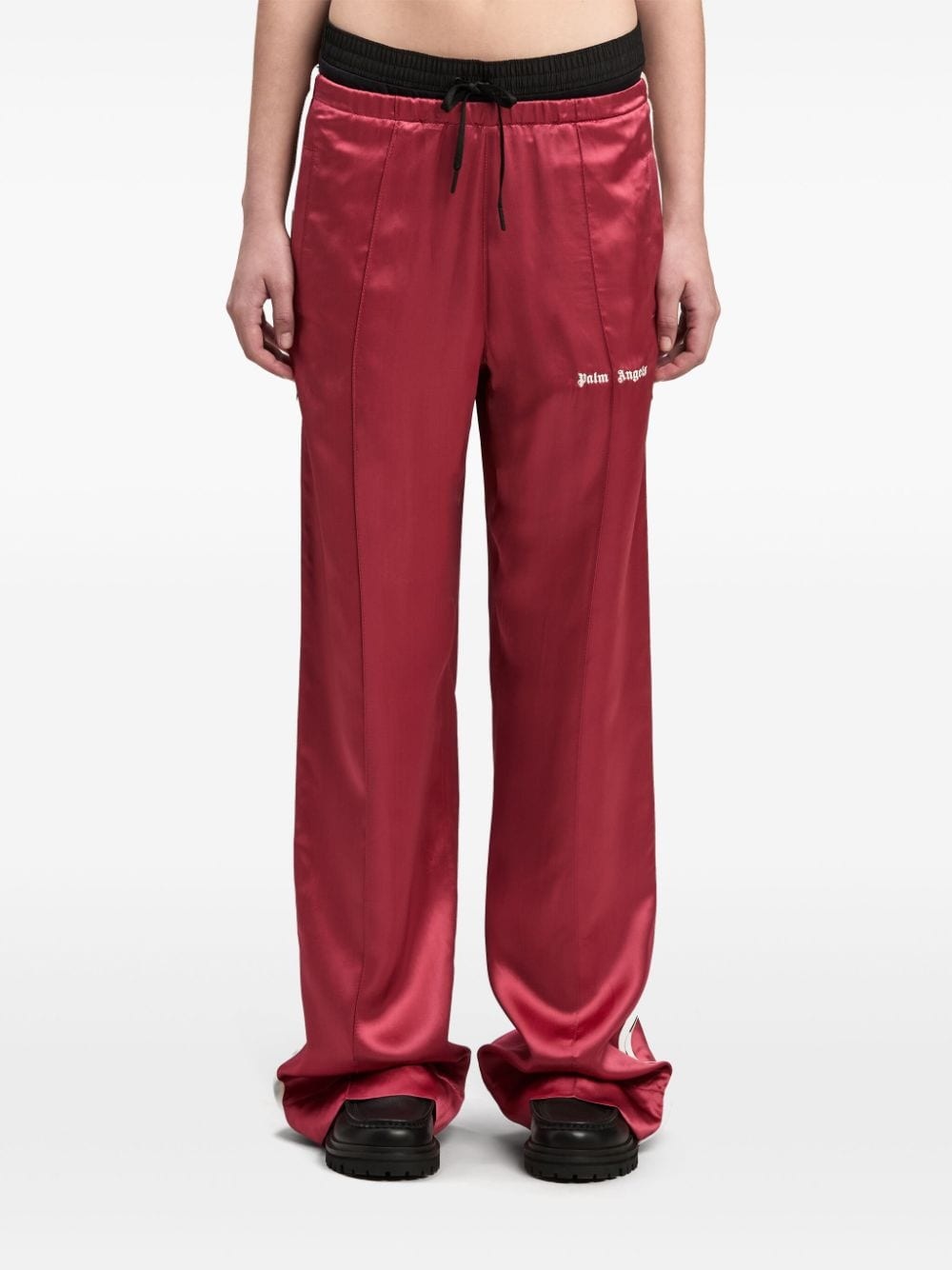 logo fluid track pants - 3