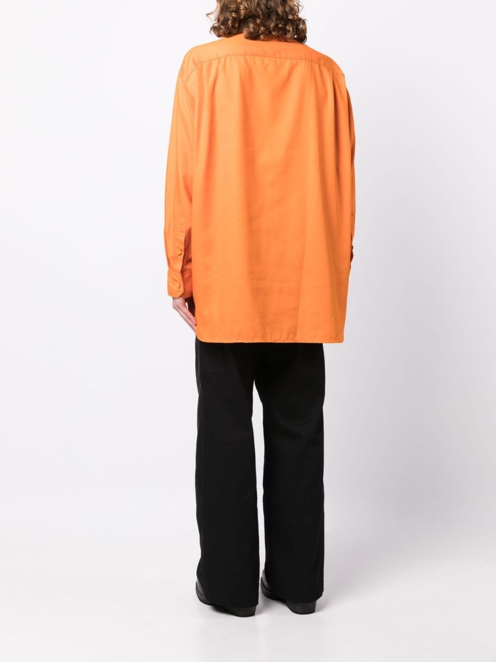logo-patch long-sleeve shirt - 4