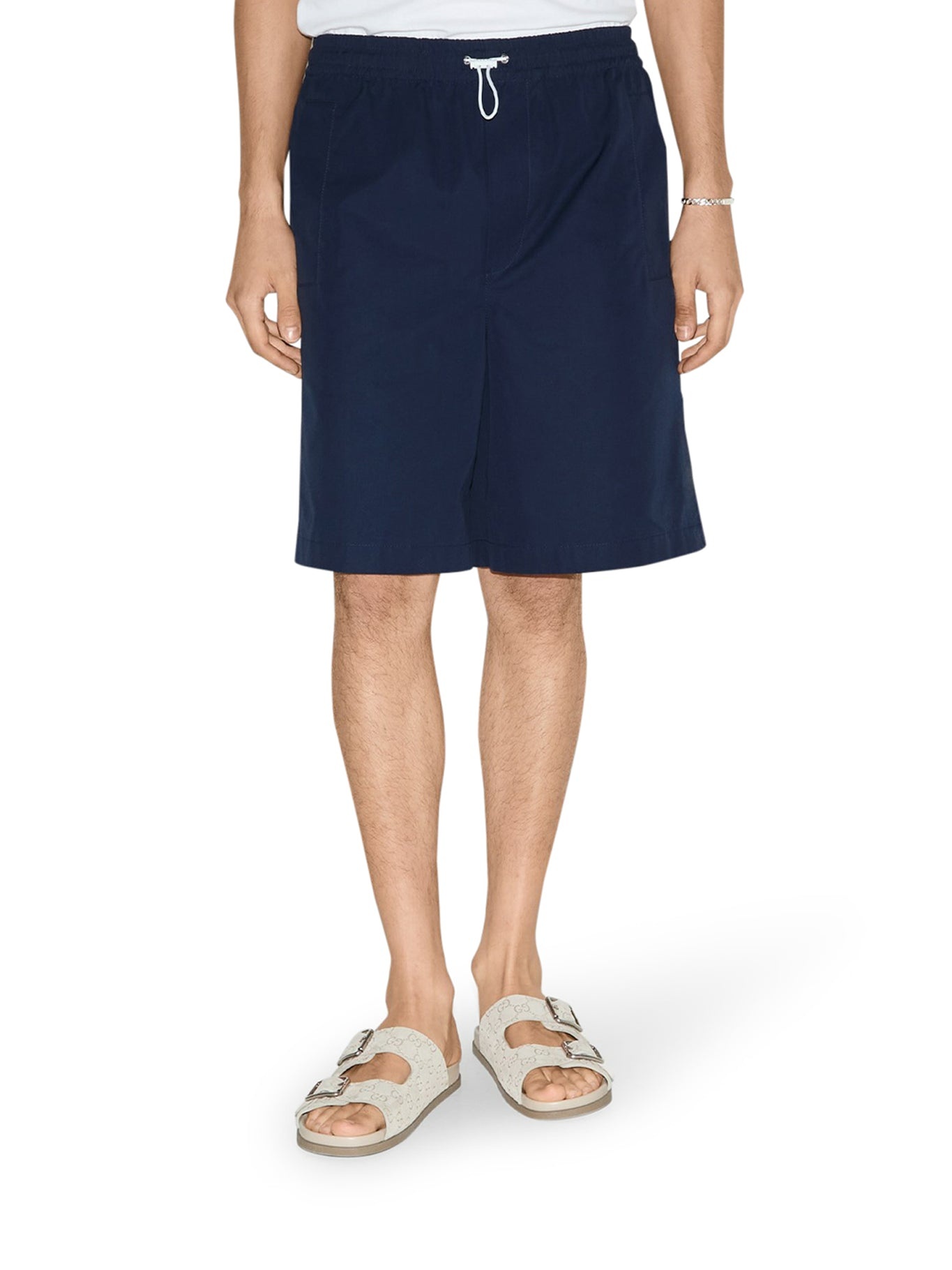 COTTON POPLIN SHORTS - 3