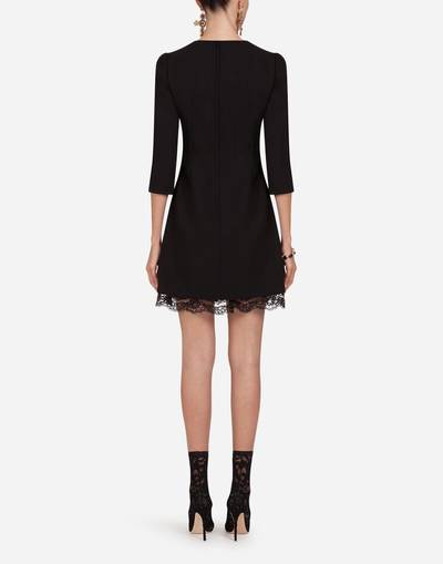 Dolce & Gabbana Double wool crepe short dress outlook