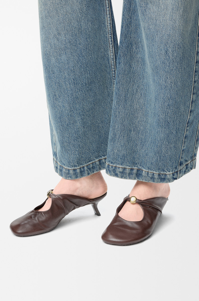 Loewe Pebble Soft mule in nappa lambskin outlook