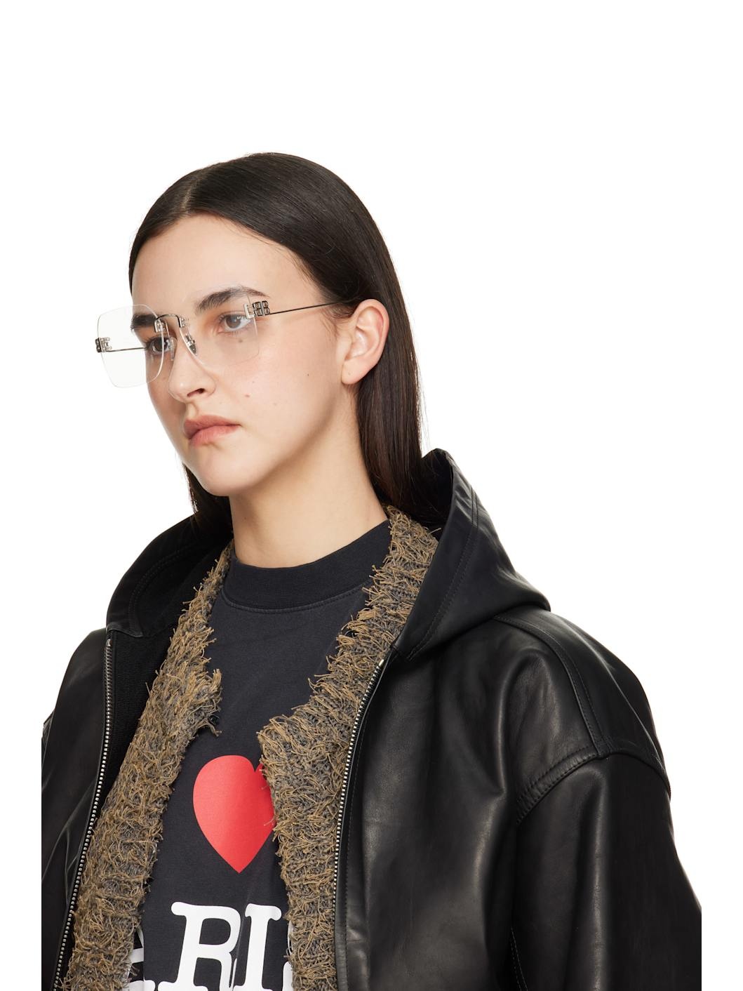 Silver Rimless Glasses - 4
