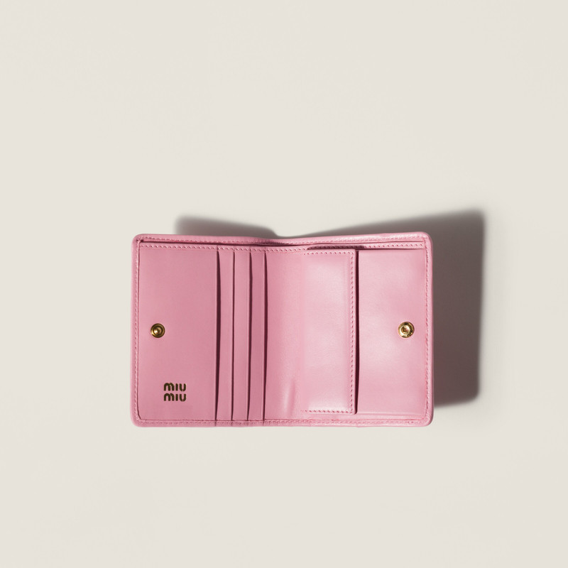 Miu Miu Small matelassé nappa leather wallet outlook