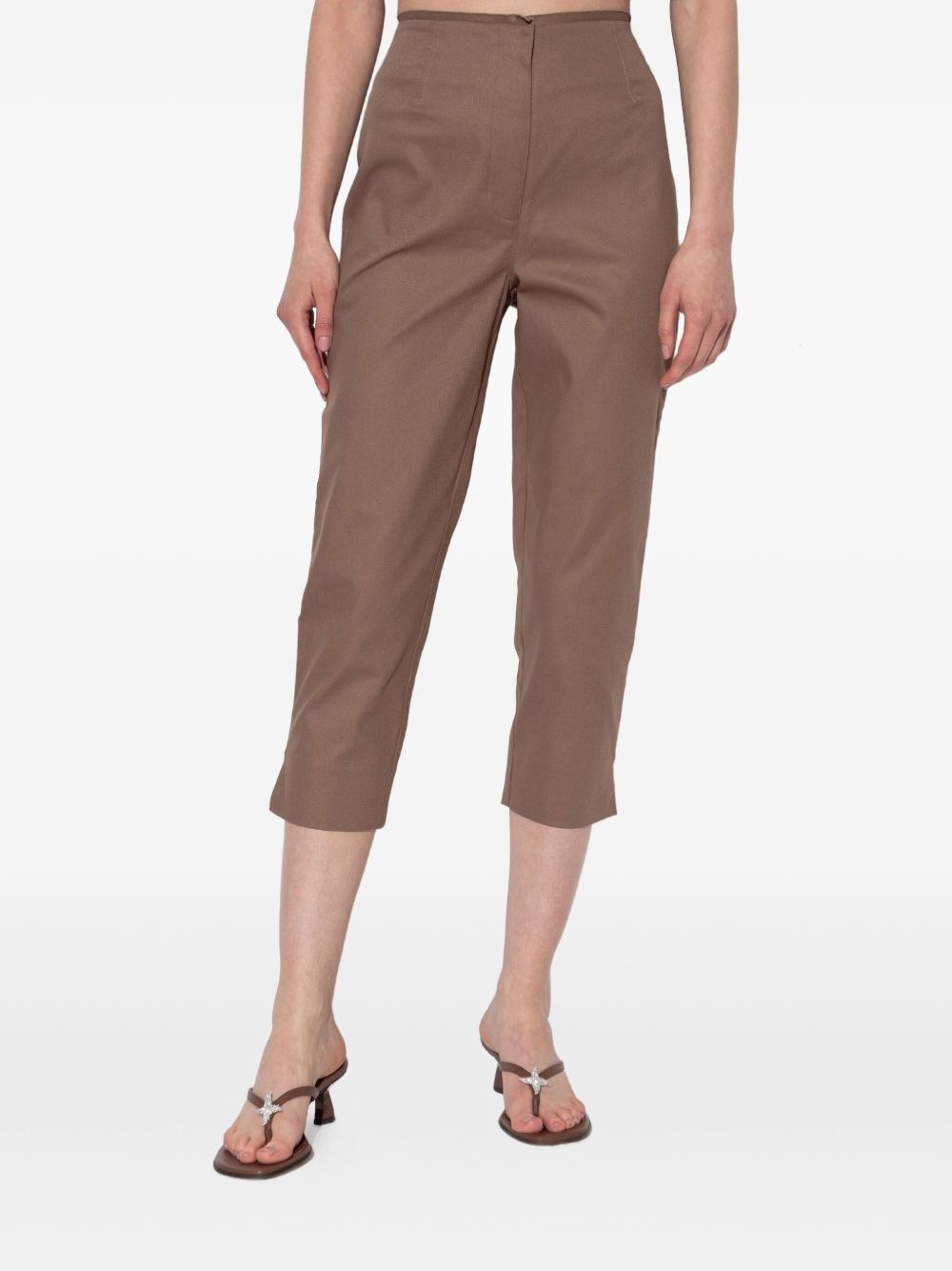 tailored cropped trousers - 3
