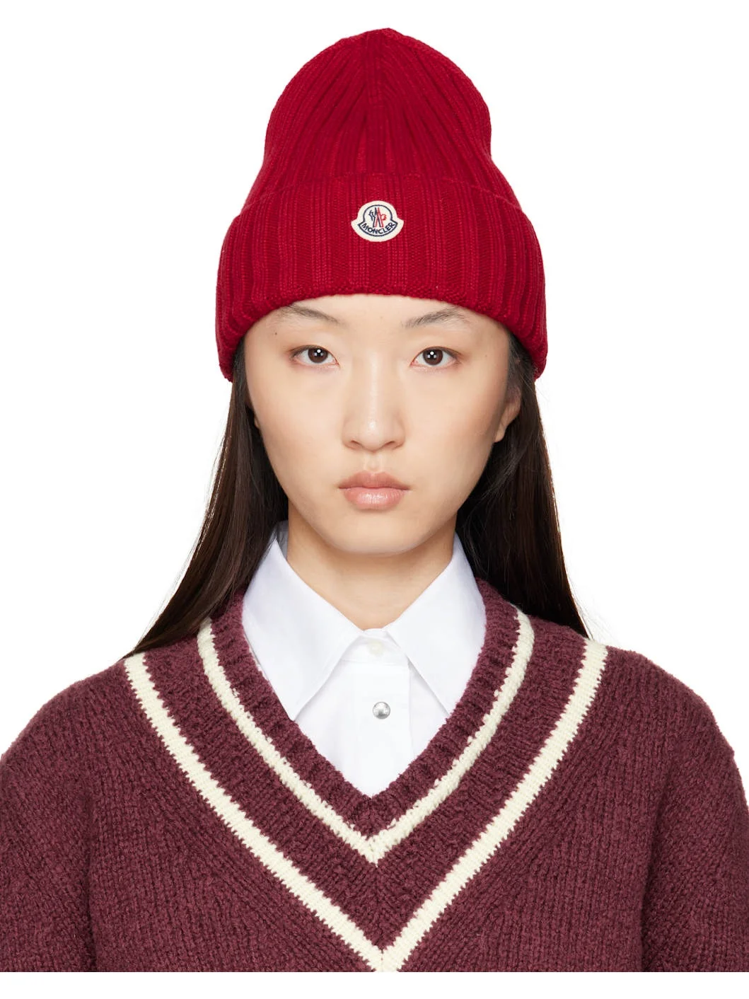 Red Wool Beanie - 1