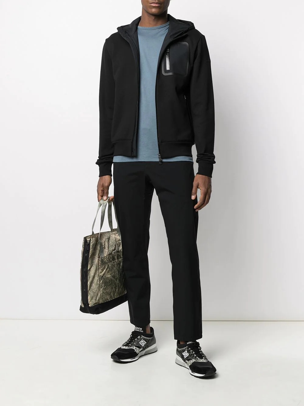 cotton zip-up hoodie - 2