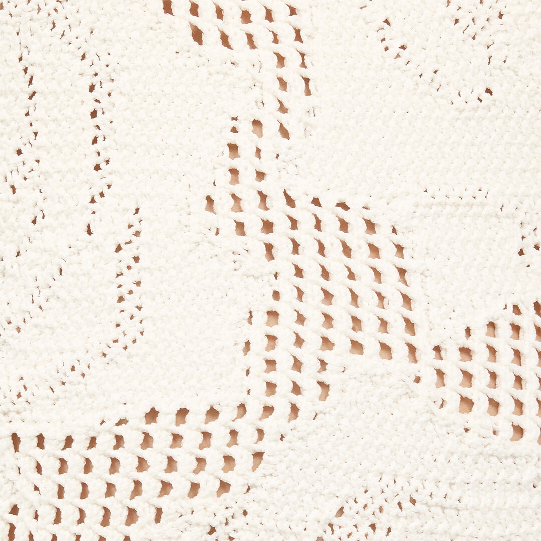 Openwork Top With Roses - 5