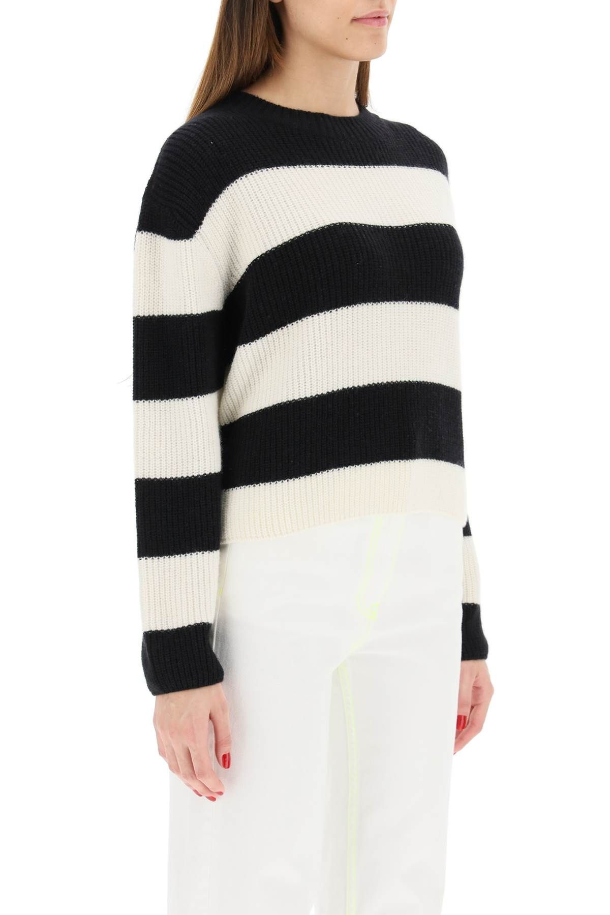 STRIPED BOXY SWEATER - 3