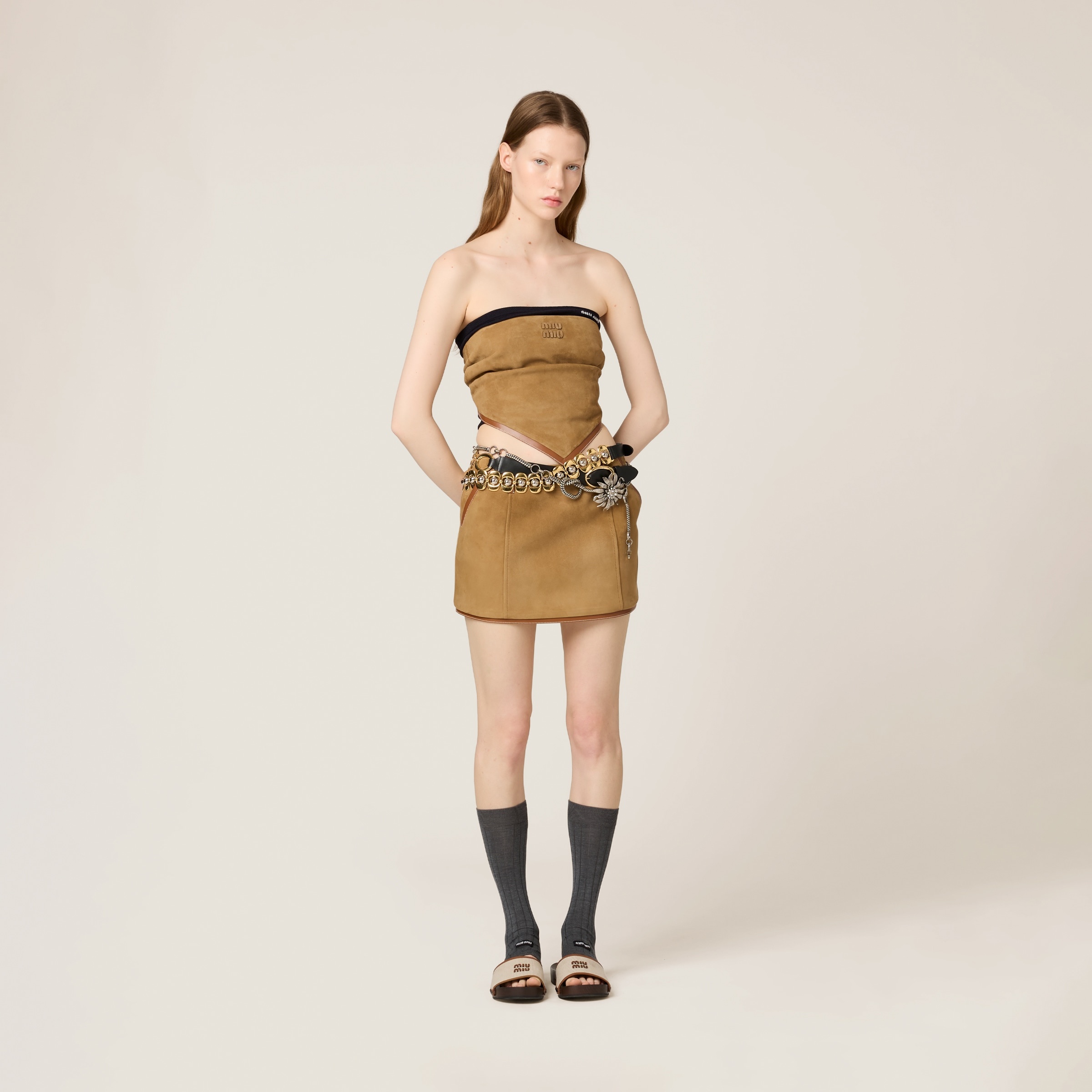 Suede skirt - 2