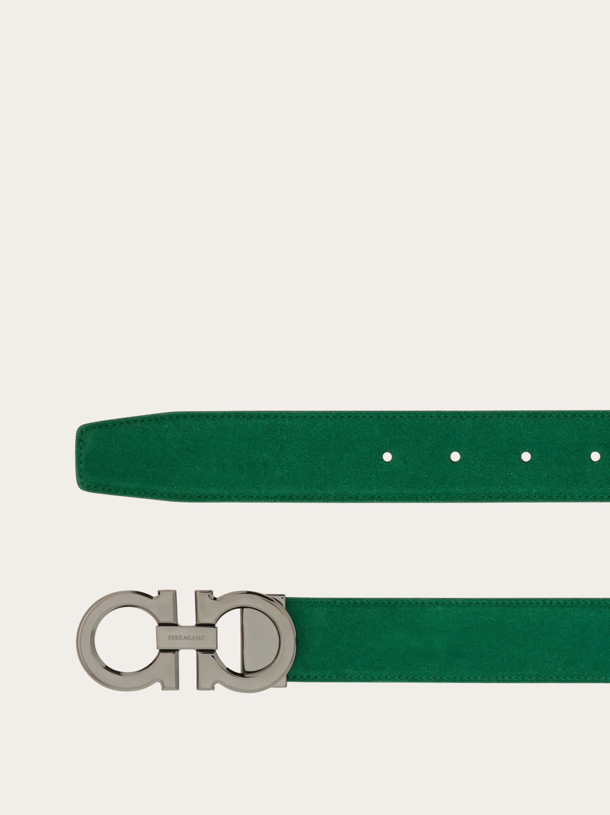 Adjustable Gancini belt - 2