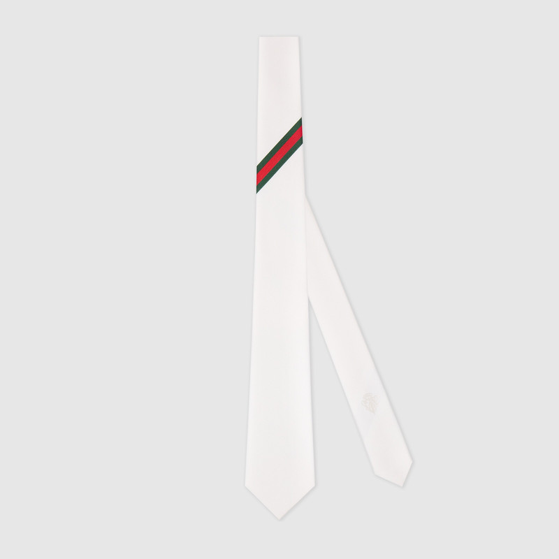 Web silk jacquard tie 1
